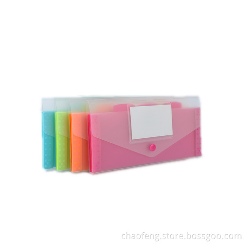 5 pockets coupon size expanding folder